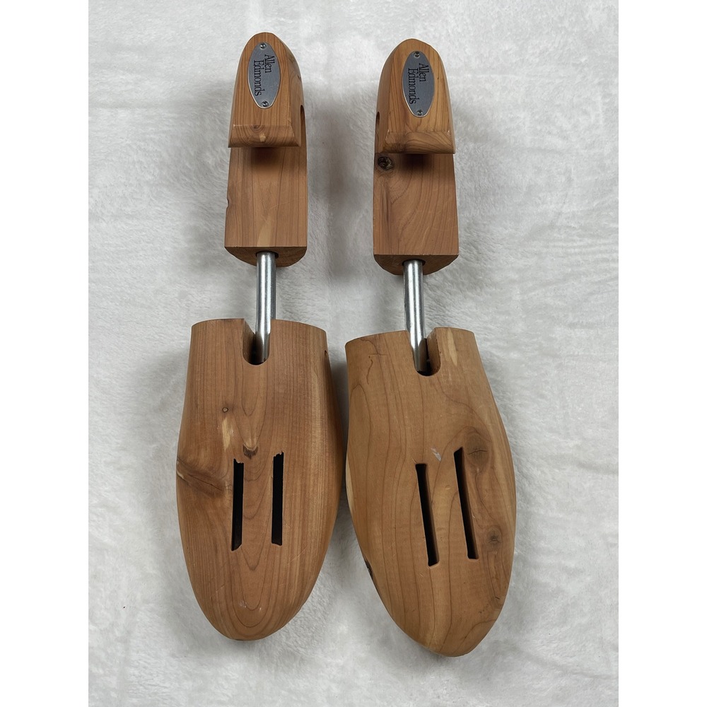 Allen Edmonds XL Cedar Shoe Trees Split Toe Aromatic Wood Made in USA Pair